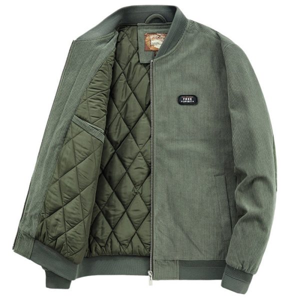 Mens Round Collar Winter Jacket - Image 2