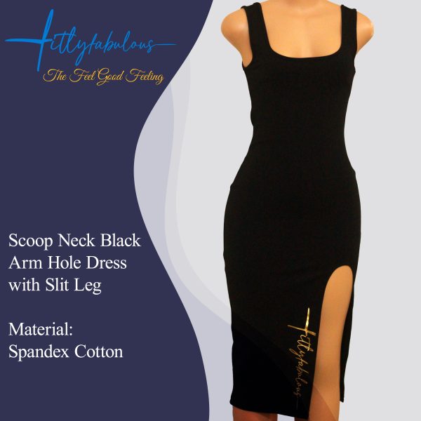 FitlyFabulous Square Neck Dress