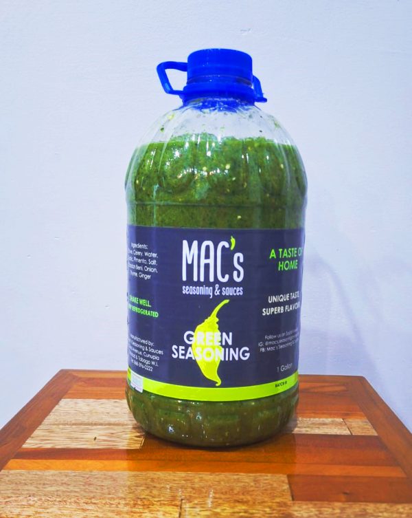 Mac's Fresh Green Seasoning - 1 Gallon