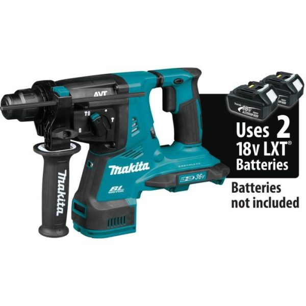 DRILL ROTARY HAMMER 980RPM 5000BM AVT 1-1/8"SDS+36V 2X6AH BL 2.3 - Image 4