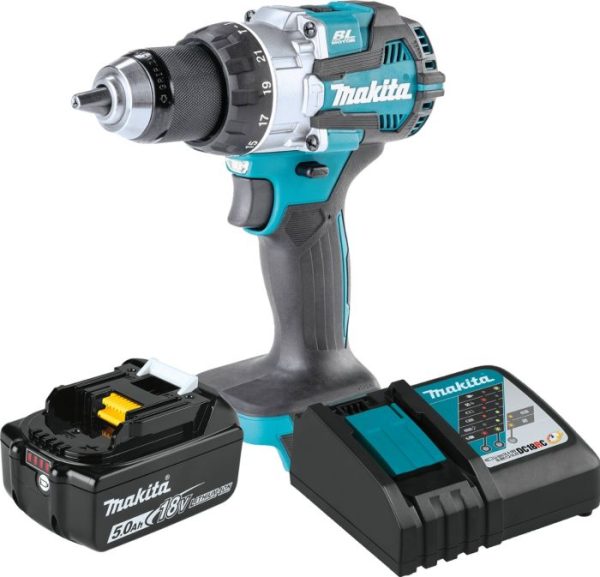 DRILL HAM 1/2" 3SPD BATT&CHARGER 18V5AH LXT 1800RPM